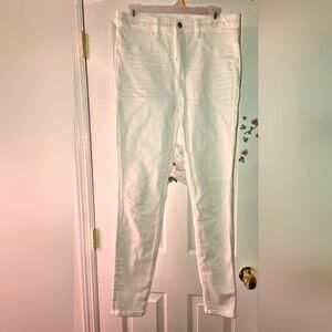 American Eagle super hi-rise jegging size 12 white